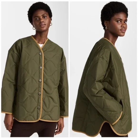 Anine Bing Paddington quilted coat - Picture 1 of 16